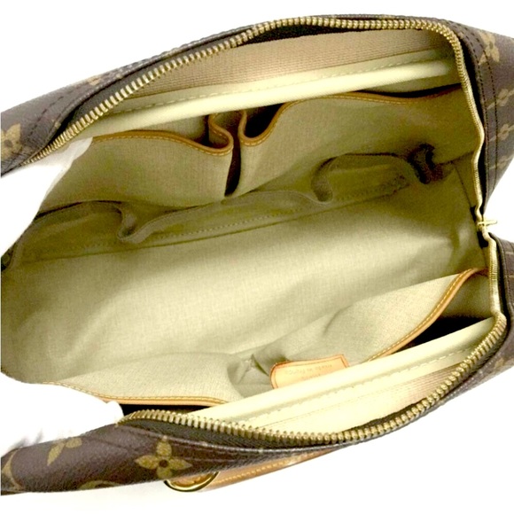 LOUIS VUITTON Deauville Boston Bag LIKE NEW! Monogrammed - Picture 5 of 12